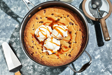 Skillet Chocolate Chip Cookie in a 3.3 Deep Saute pan