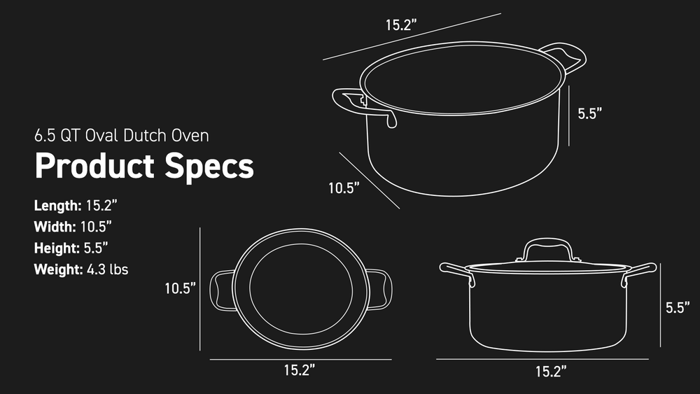 Product Spec dimensions