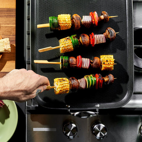 Hybrid Double Burner Griddle – HexClad Cookware