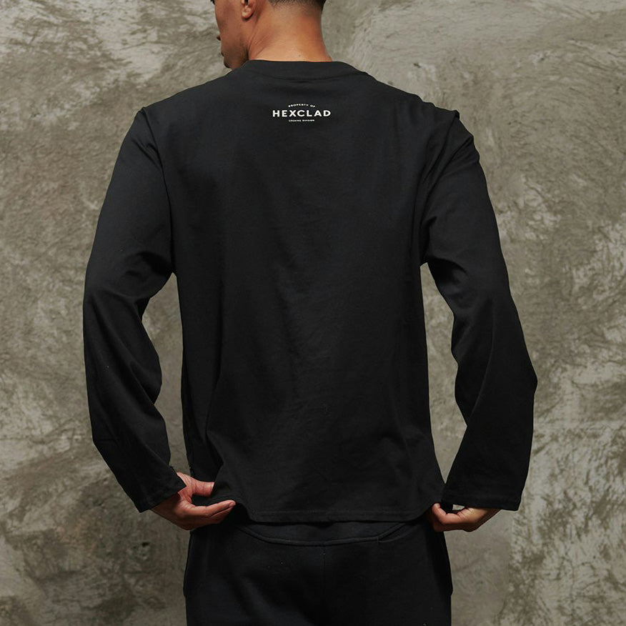 Classic Logo Badge Men's Long-Sleeve T-Shirt – HexClad Cookware