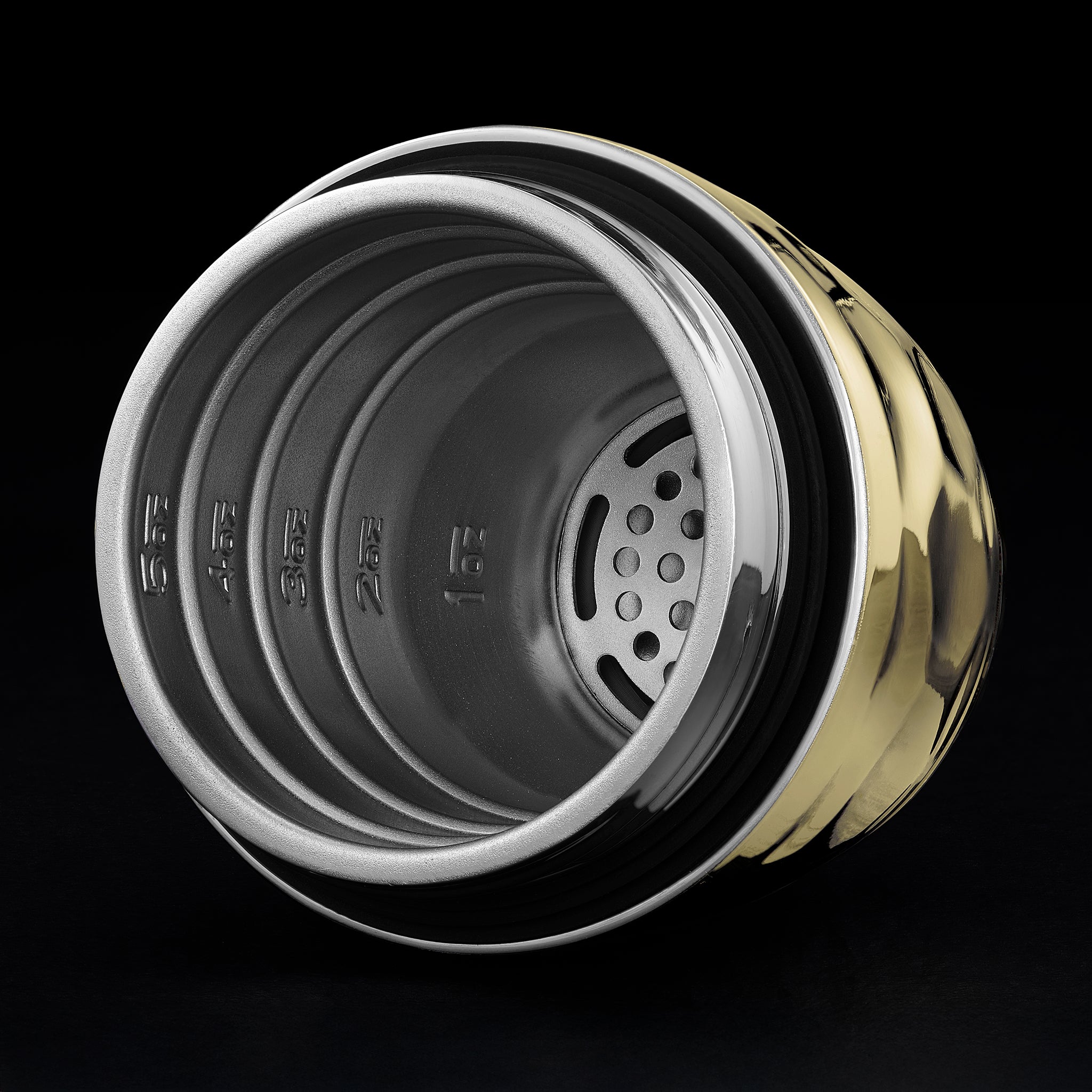 Cocktail Shaker, 25 oz (Gold) | HexClad x Still G.I.N. Collab