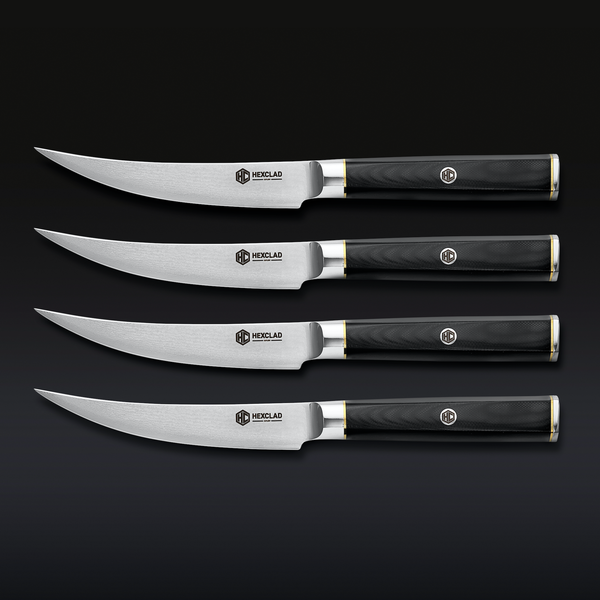 Master Series Japanese Damascus Steel Steak Knife Set, 4pc