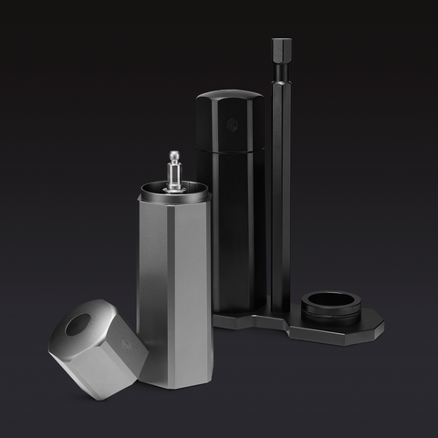 新品) HEXCLAD HexMill ソルト＆ペッパーミルセット HexMill Tabletop Salt & Pepper Grinder Set – HexClad Cookware
