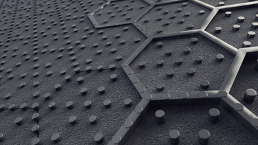 A close-up of HexClad