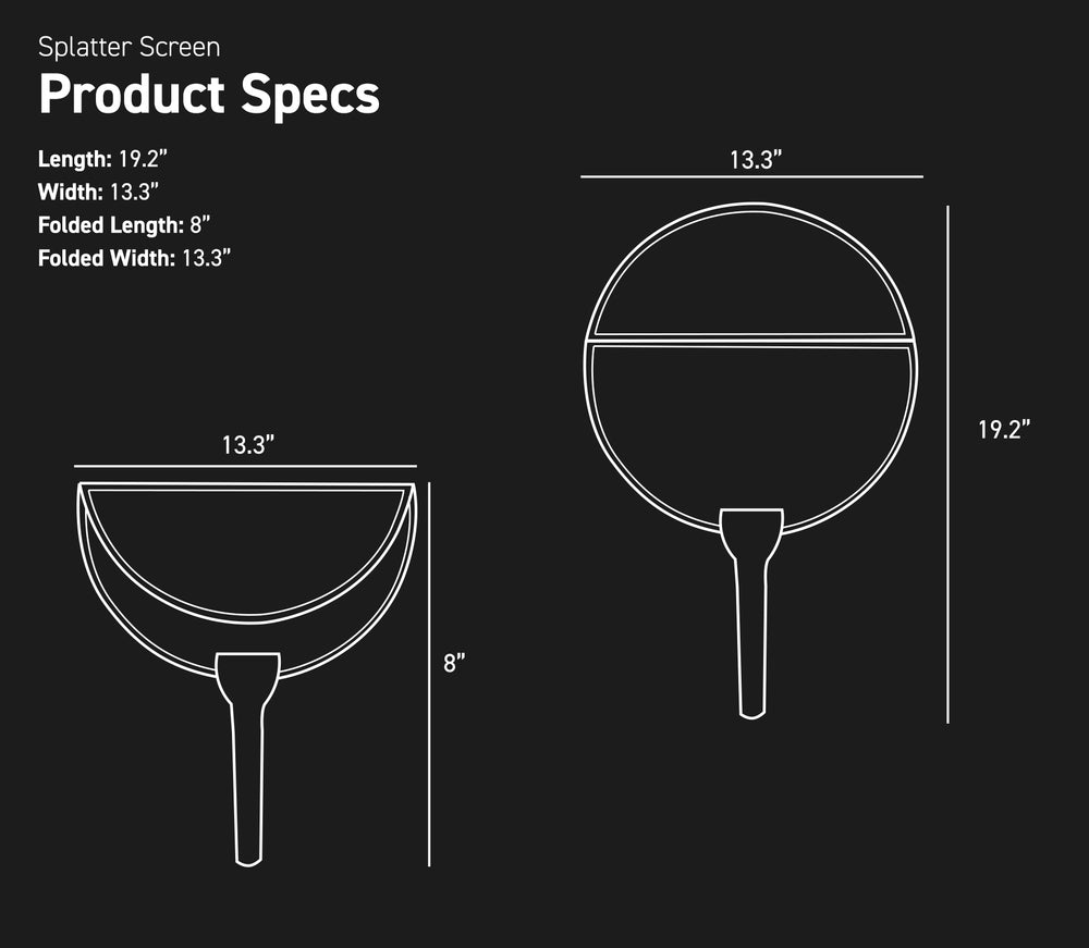 Product Spec dimensions