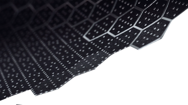 A close-up of HexClad