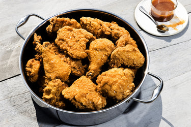 Fried Chicken With Spicy Honey Butter