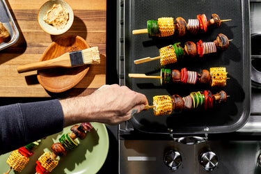 Vegetable Kebab with Aleppo-Lemon Butter