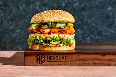 Ginger Scallion Salmon Burgers