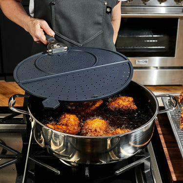 Why You Should Cook With A Splatter Screen