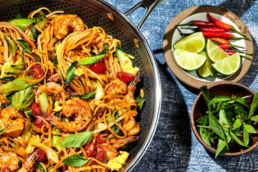 Drunken Noodles with Shrimp