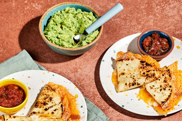 Cheese-Crusted Quesadilla