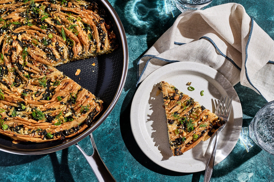Krokant spanakopita-brood