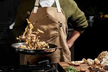 Sautéed Mushrooms in a HexClad 12" Frying Pan 