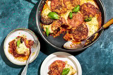 Skillet Eggplant Parm