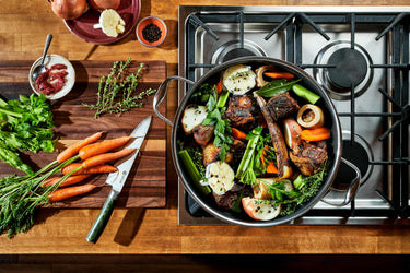 Big Batch Bone Broth in a 12qt pot