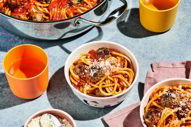 Spaghetti & Mini Meatballs