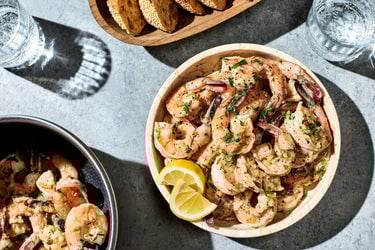 Miso-Garlic Shrimp