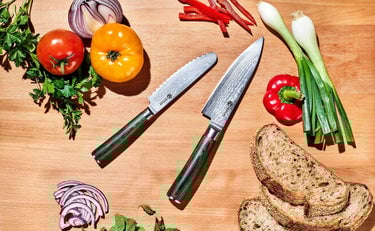 5" Bread Knife & 6" Chef Knife