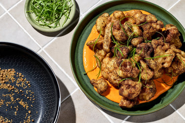 Lemon Pepper Fried Cauliflower