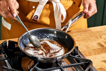 Brown Butter in a HexClad 8" Frying Pan