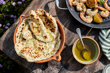 Grilled Garlic & Herb Flatbread