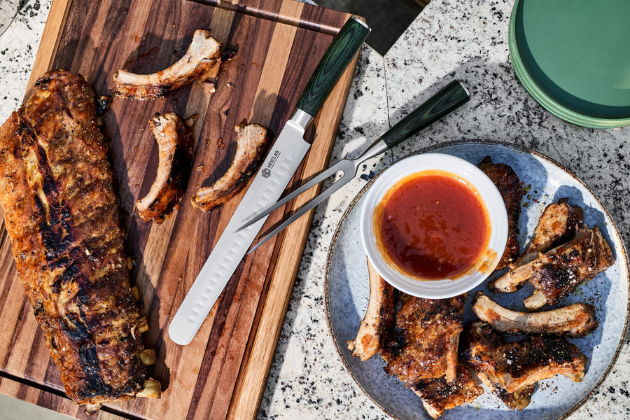Babyback ribs met abrikoos-bourbon BBQ-saus