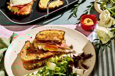 Griddled Croque Madame