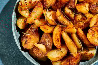 Crispy Duck Fat Roasted Potatoes