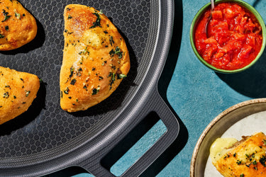 Homemade Meatball Calzone