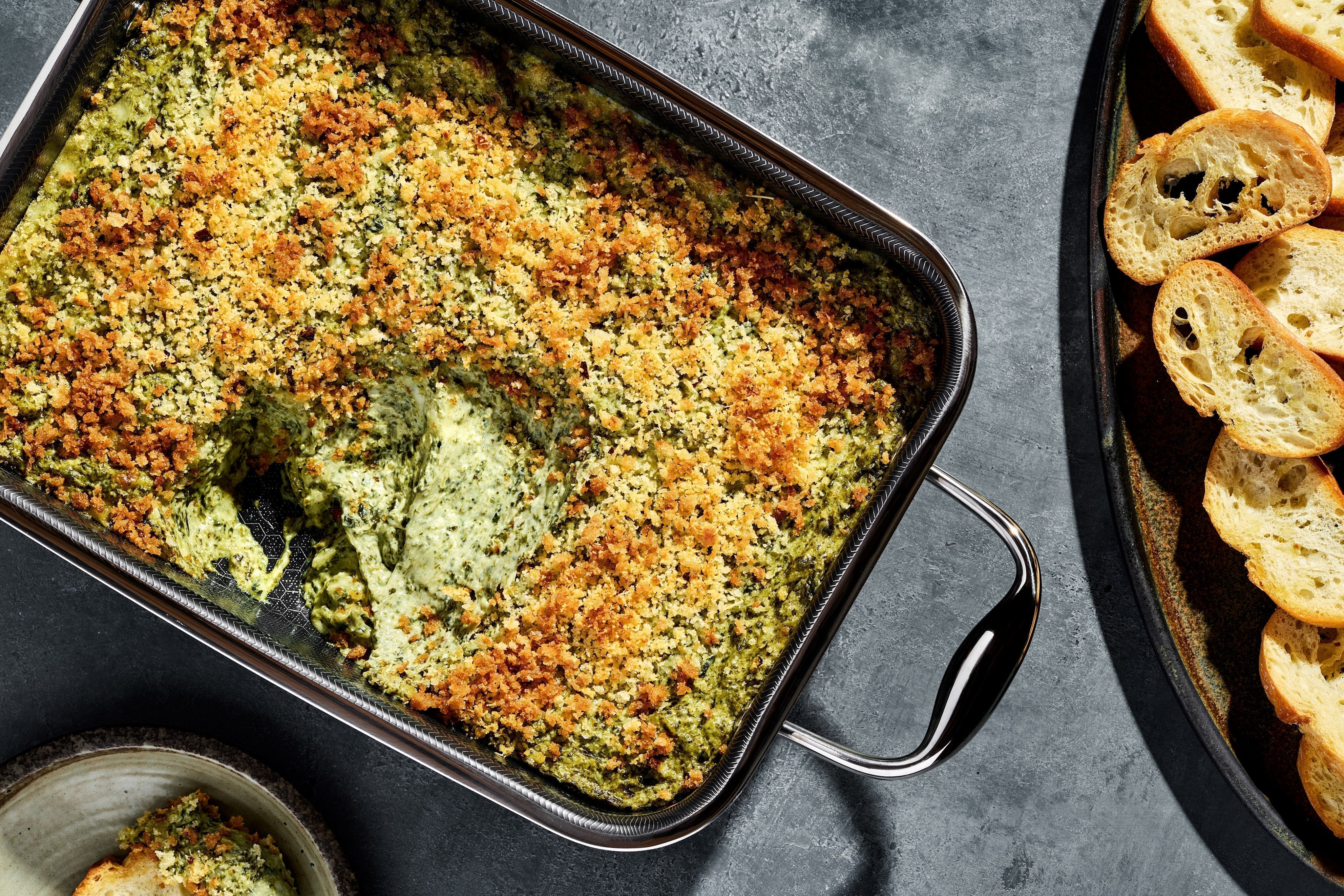 邦楽 DISH// Jalapeño Spinach and Artichoke Dip | HexClad Blog