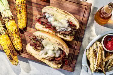 Grilled Philly Cheesesteaks