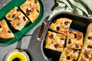 Classic Herb, Olive and Garlic Focaccia