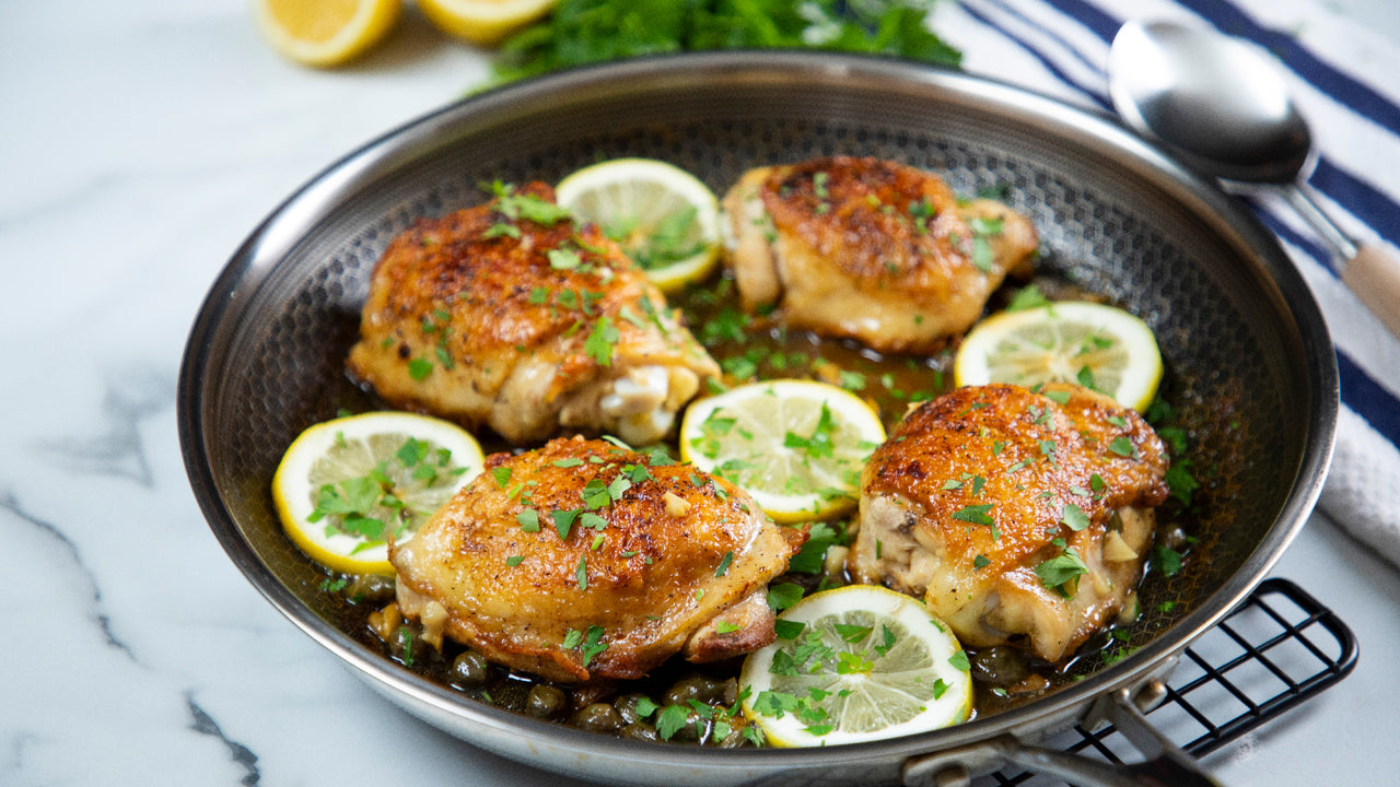 Phenomenal Chicken Piccata Recipe | HexClad Cookware Recipe Blog