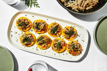 Creamy Mushroom and Chestnut Polenta