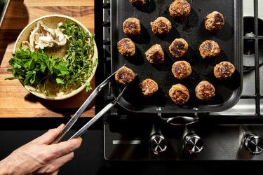 Minty Greek Meatballs (Keftedes)