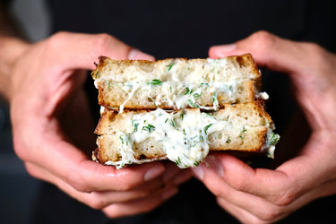 cottage cheese sandwich