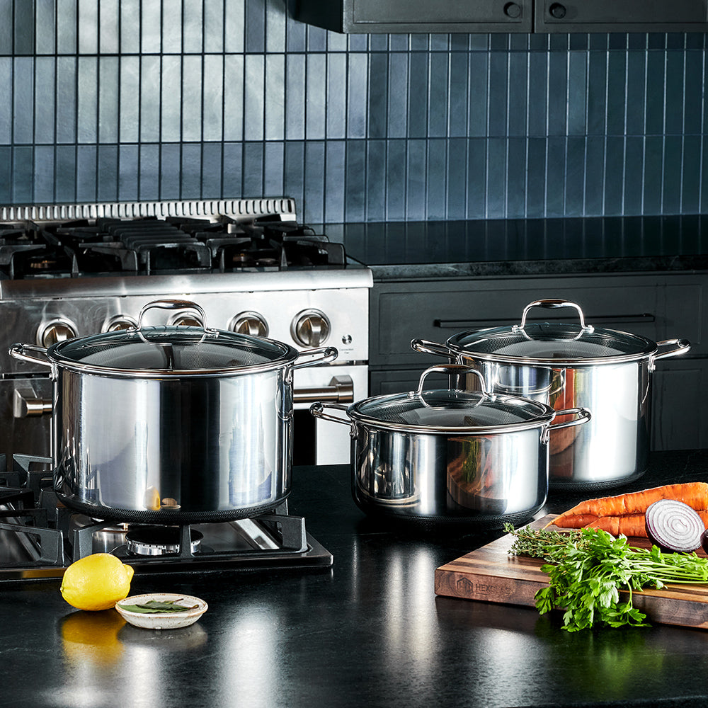 調理器具 hybrid hexclad 3set Meet The Only True Hybrid Cookware – HexClad Cookware