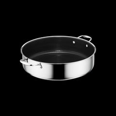 Hybrid Deep Sauté Pan with Lid, 10-QT