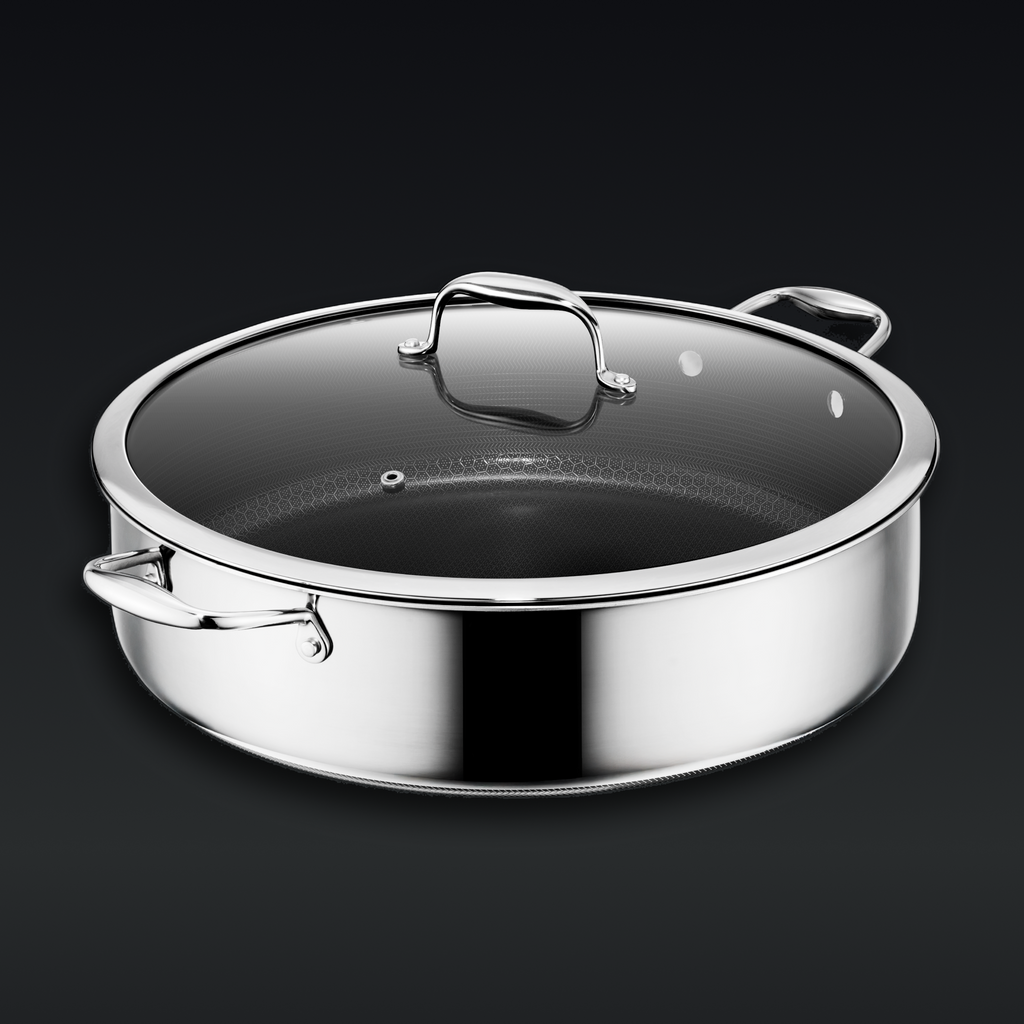 Hybrid Deep Sauté Pan with Lid, 10-QT — Default Title