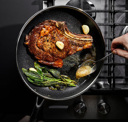 Hybrid Fry Pan with Lid, 12"