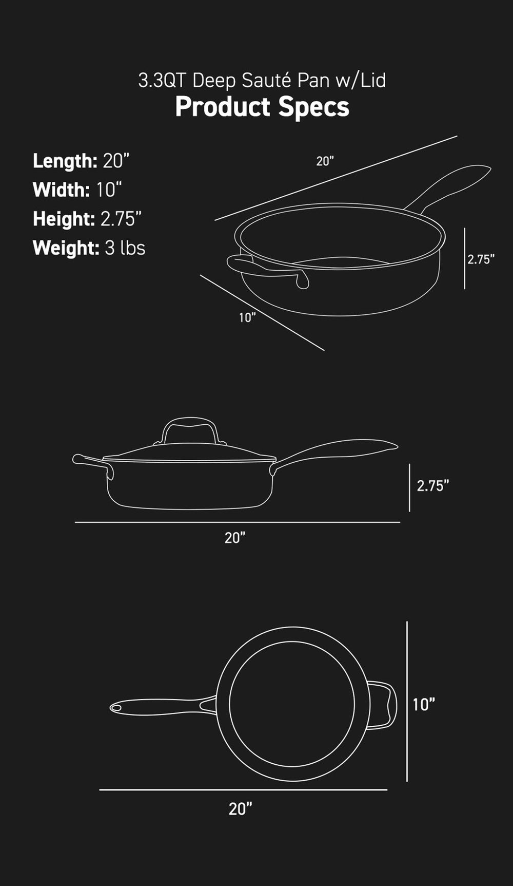 Product Spec dimensions