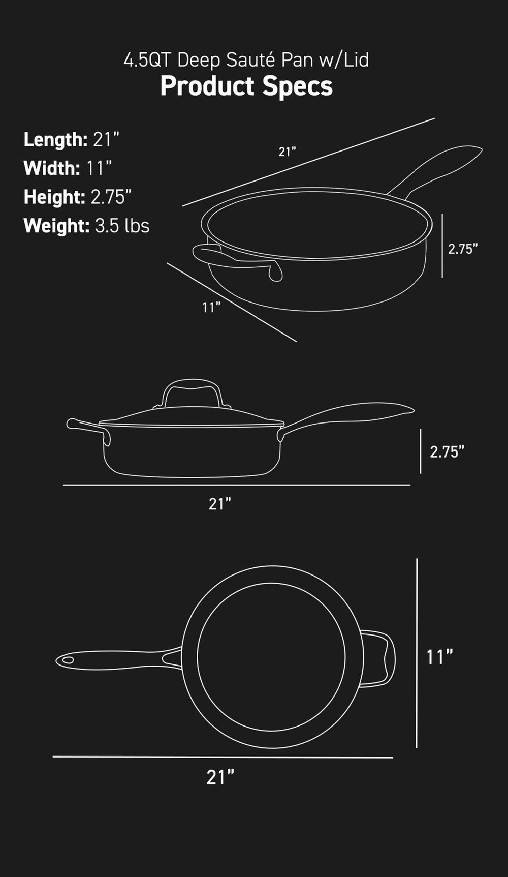 Product Spec dimensions