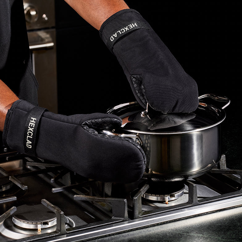 Eco Modern Oven Mitt Set - Onyx