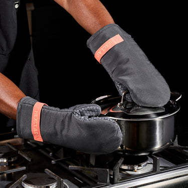 Eco Modern Oven Mitt Set - Slate