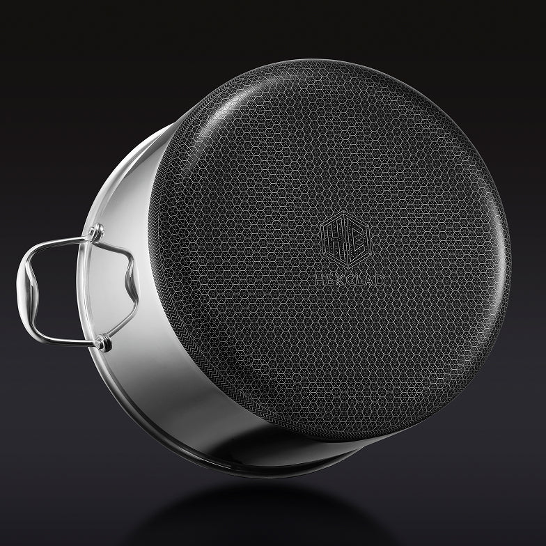 Hybrid Stock Pot with Lid, 12-Qt