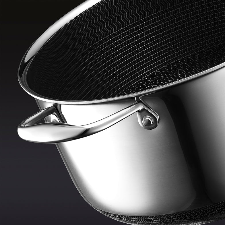 Hybrid Stock Pot With Lid, 8-Qt