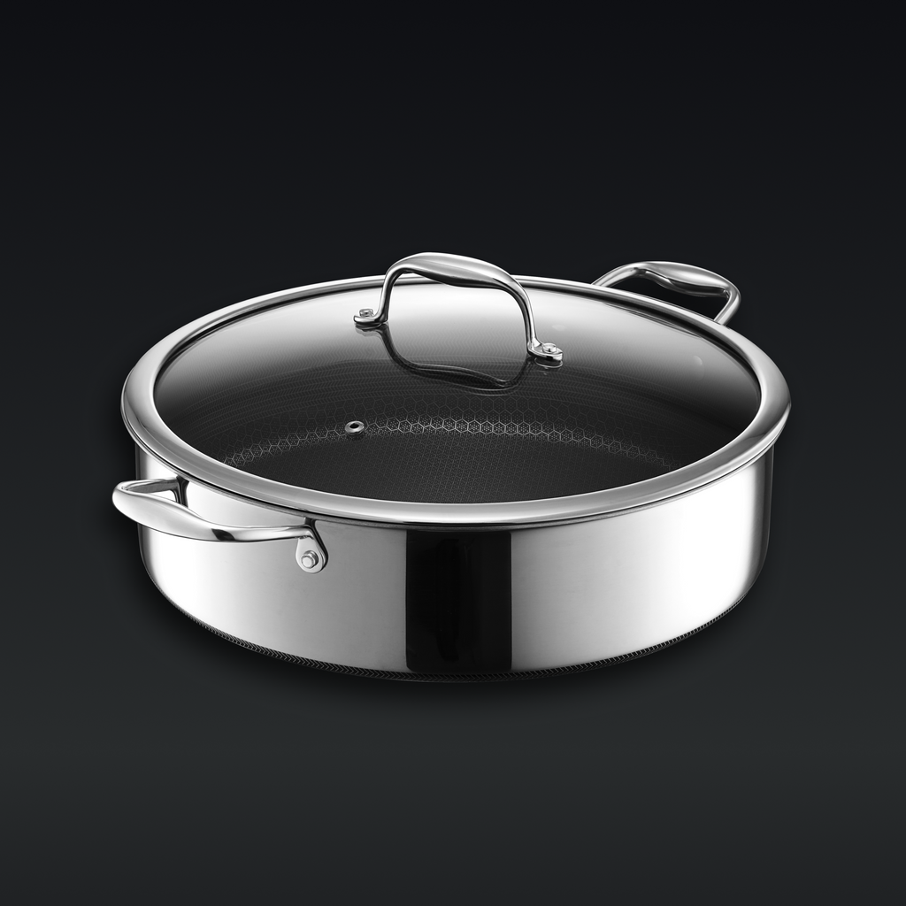 7QT Hybrid Deep Sauté Pan/Chicken Fryer with Lid — Default Title