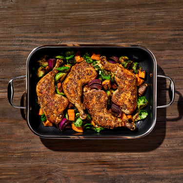 Hybrid Roasting Pan with Rack, 9” x 13”