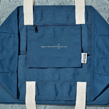 Eco Modern Market Bag (Azure)